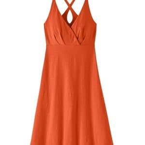 Patagonia Amber Dawn Dress Orange Small